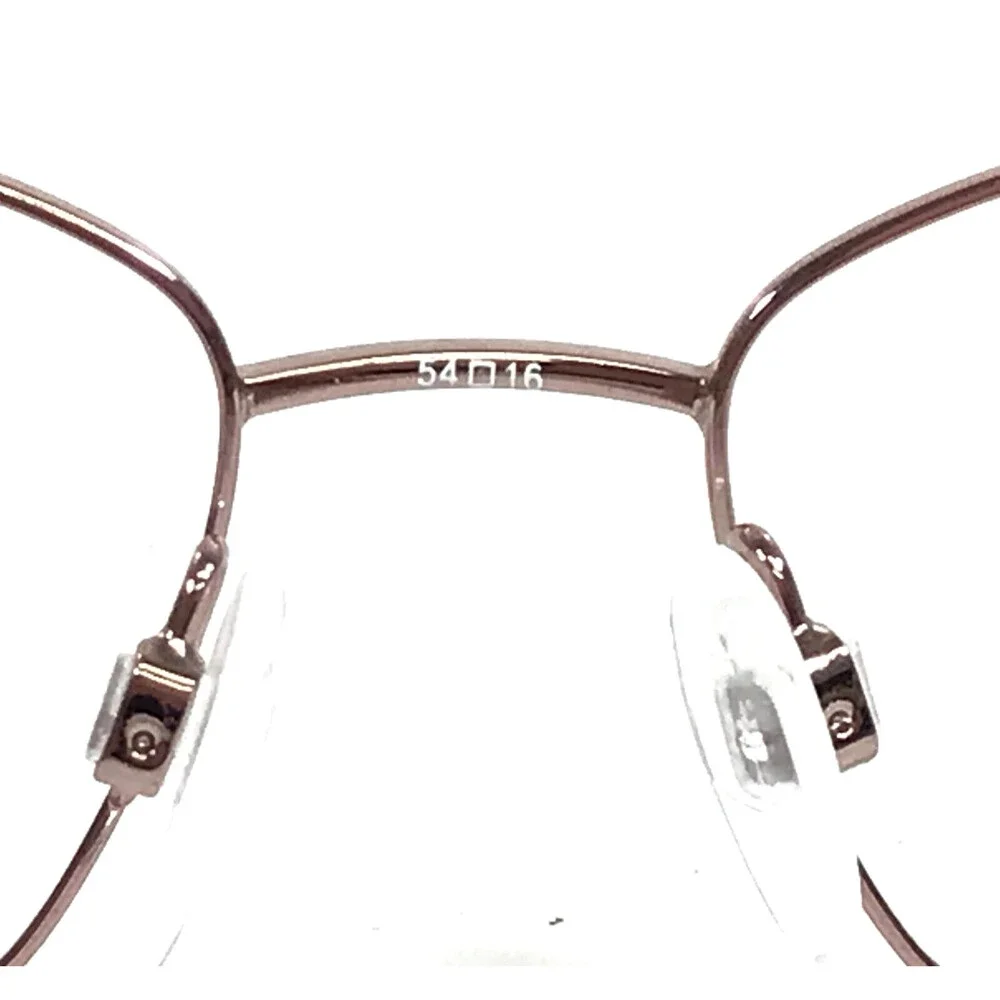Aristar by Charmant Eyeglasses Frames AR18411 535 Brown Rectangle 54-16-135
